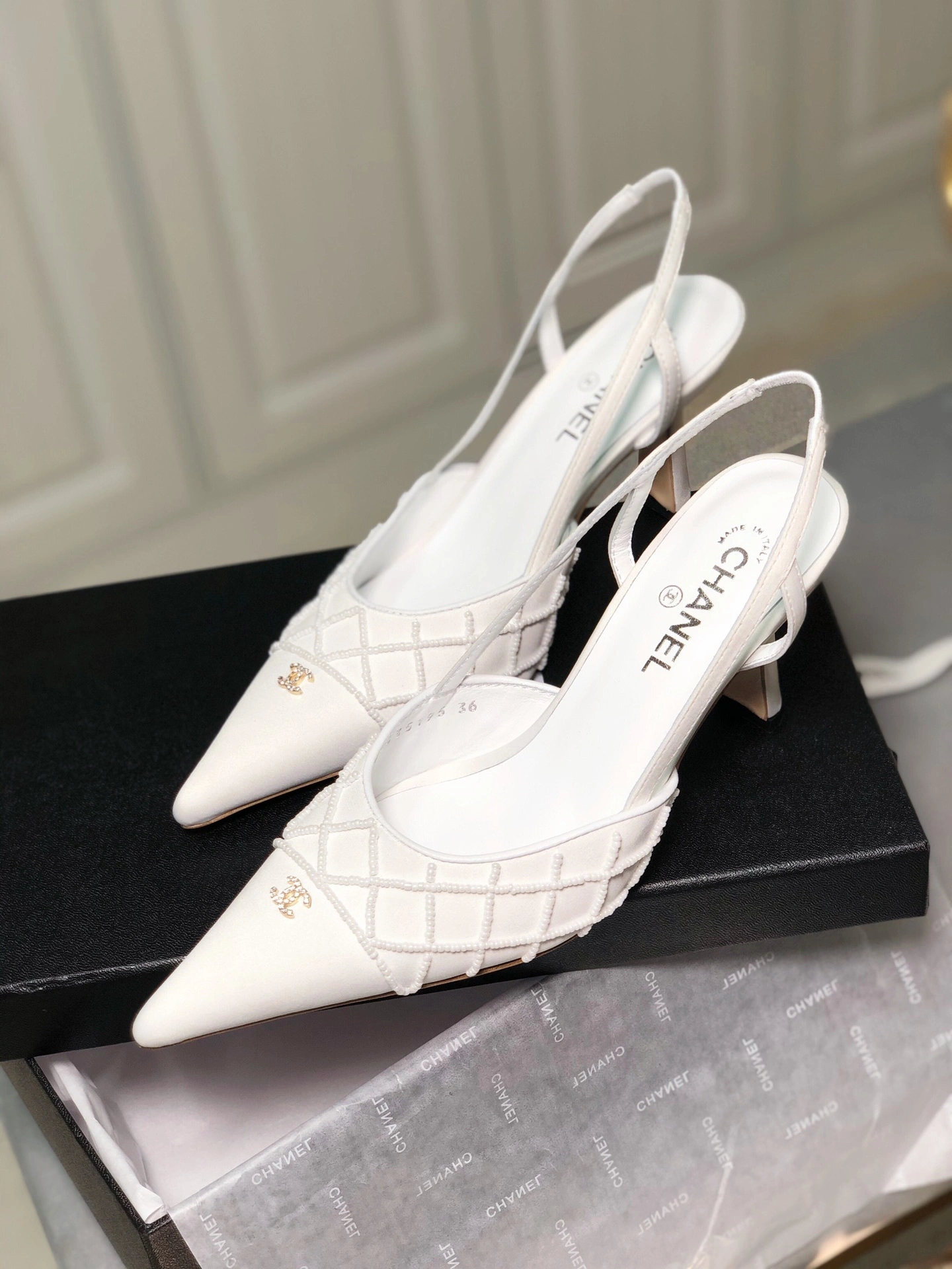 COCO-- 3h1958 real silk Heel height 6.5CM item:D-X158G0199F